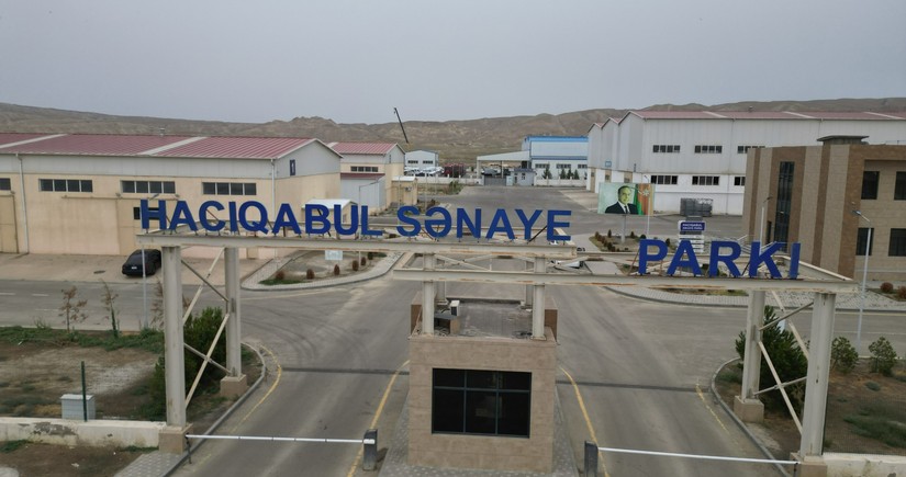 Hacıqabul Sənaye Parkında məhsul istehsalı 55 % artıb