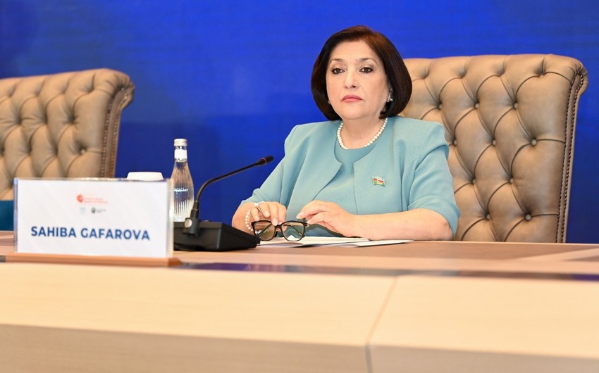 Sahibə Qafarova qadın parlament sədrlərini minalarla bağlı məsələyə diqqət yetirməyə çağırıb