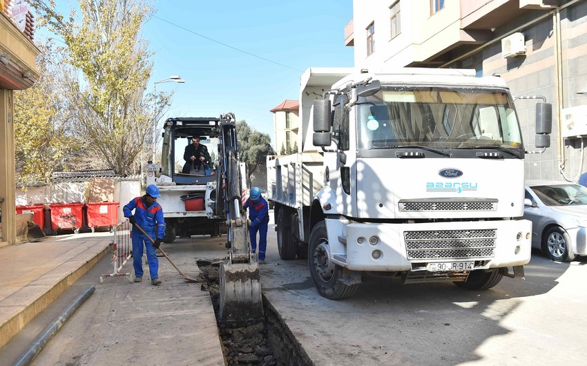 Bakıda çoxmənzilli yaşayış binalarının daxili su təchizatı sistemləri yenidən qurulur