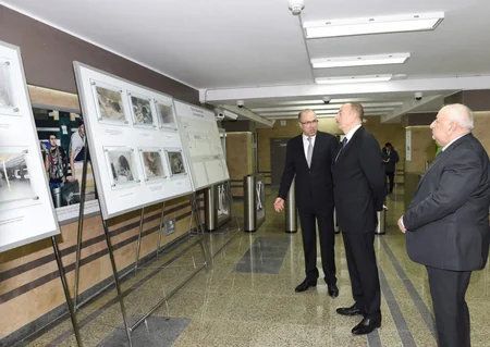 ​Prezident metronun “Elmlər Akademiyası” stansiyasının ikinci çıxışının açılışında iştirak edib
