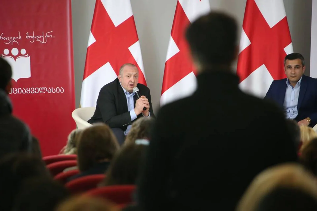 Gürcüstan Prezidenti etnik azlıqların nümayəndələri ilə görüşüb