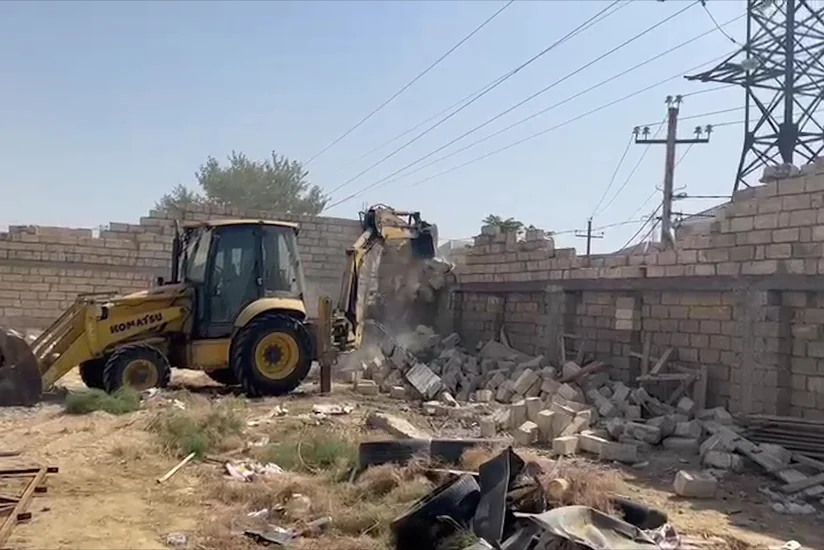 Bakıda daha bir qanunsuz tikintinin qarşısı alınıb