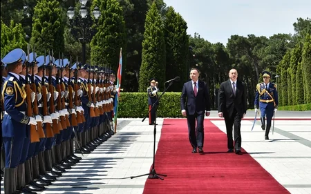 Official welcome ceremony was held for Polish President Andrzej Duda