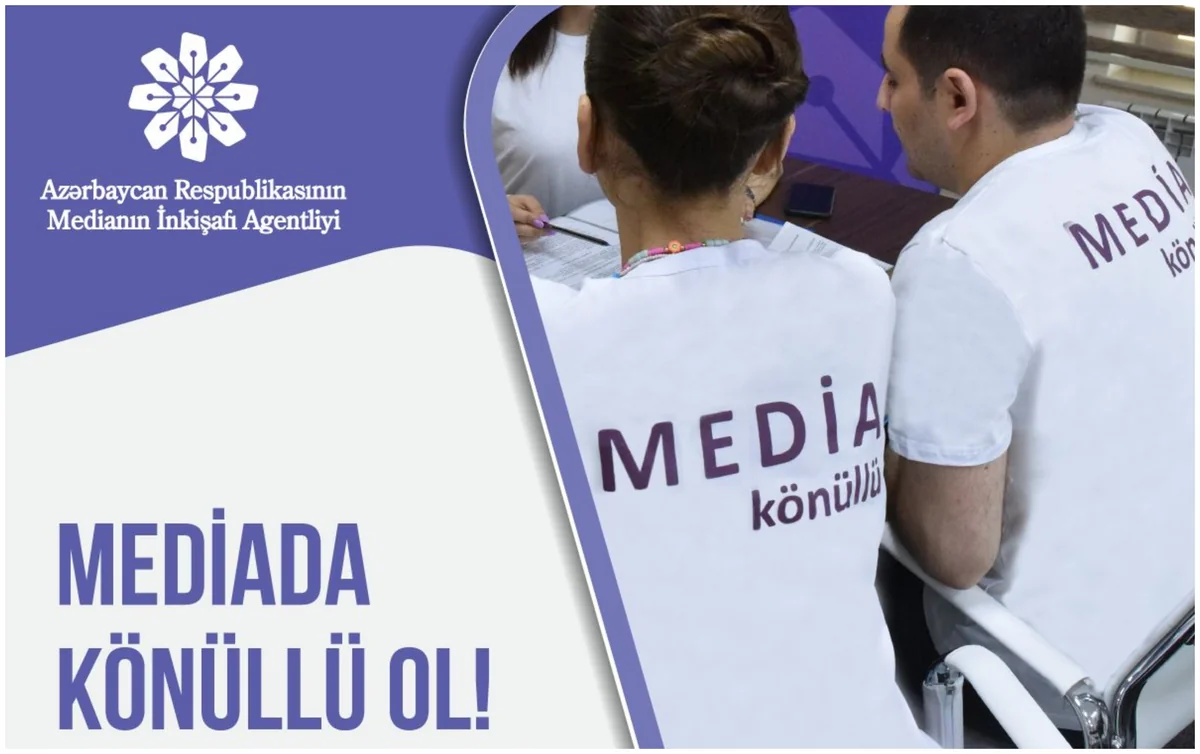 “MEDİA könüllüləri” proqramı başlayır