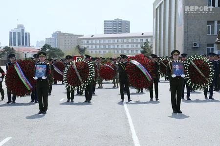Şəhid pilotlar və polkovnik dəfn edilib - YENİLƏNİB-3