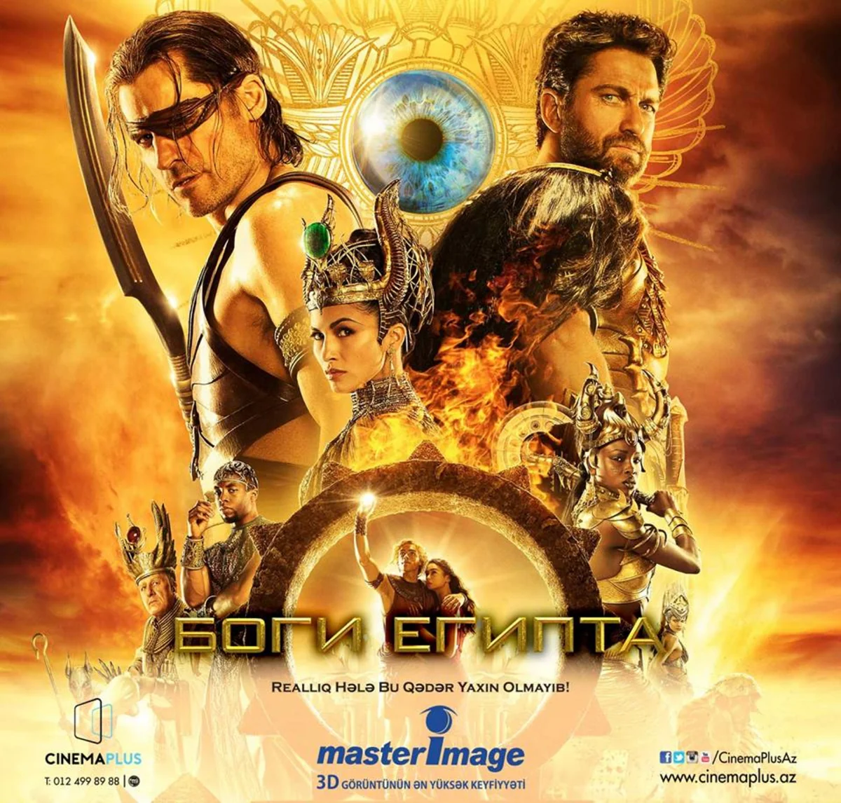 Misir Tanrıları filmi yeni 3D texnologiyası ilə CinemaPlusda nümayiş olunub - VİDEO