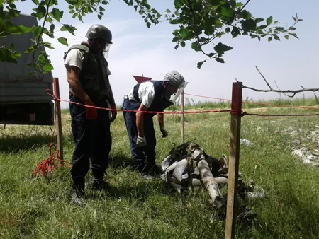 ​Tərtərdə 4 ədəd qrad raketinin hissəsi aşkar edilib