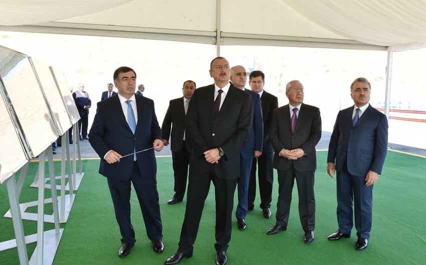 Prezident İlham Əliyev Xızı və Siyəzən rayonlarına səfər edib