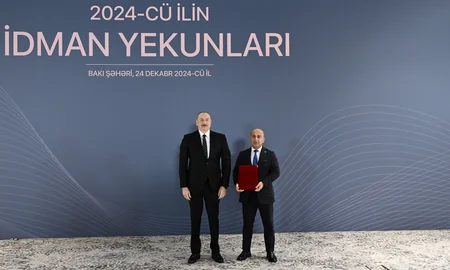 Prezident İlham Əliyev 2024-cü ilin idman yekunlarına həsr olunan mərasimdə iştirak edib - YENİLƏNİB