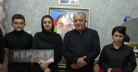 Naxçıvanda antiterror tədbirlərində şəhid olanların ailə üzvlərinə orden və medallar təqdim edilib
