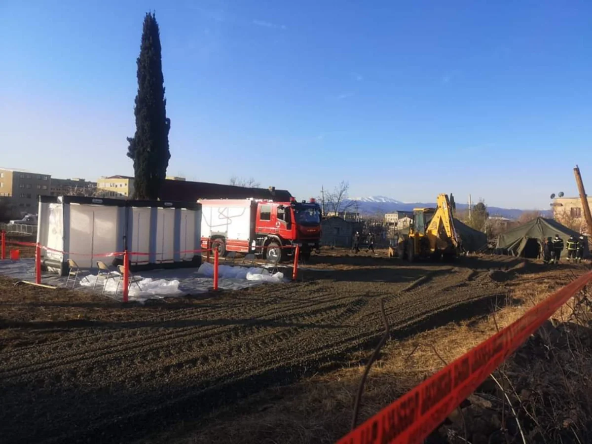 Marneulidə səhra xəstəxanası yaradıldı