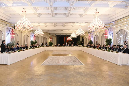 Ceyhun Bayramov diplomatik korpus üçün iftar süfrəsində olub - YENİLƏNİB