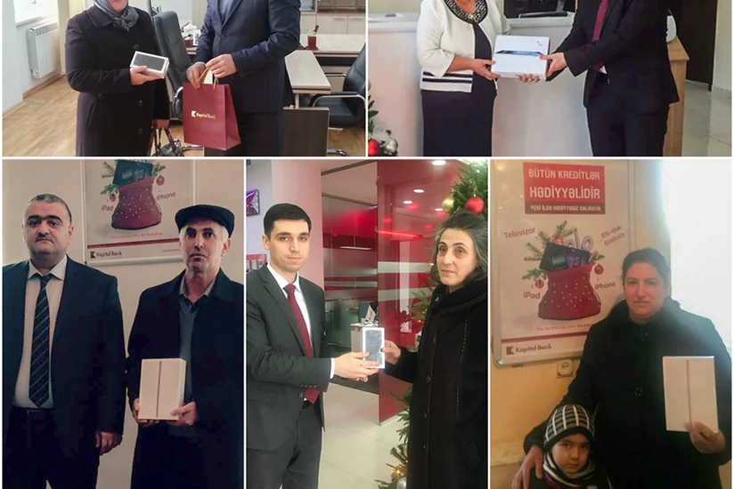 “Kapital Bank”ın müştəriləri qiymətli hədiyyələr əldə ediblər
