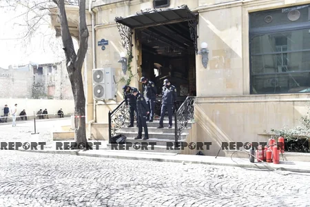 Gecə klubunda partlayışdan sonrakı vəziyyət