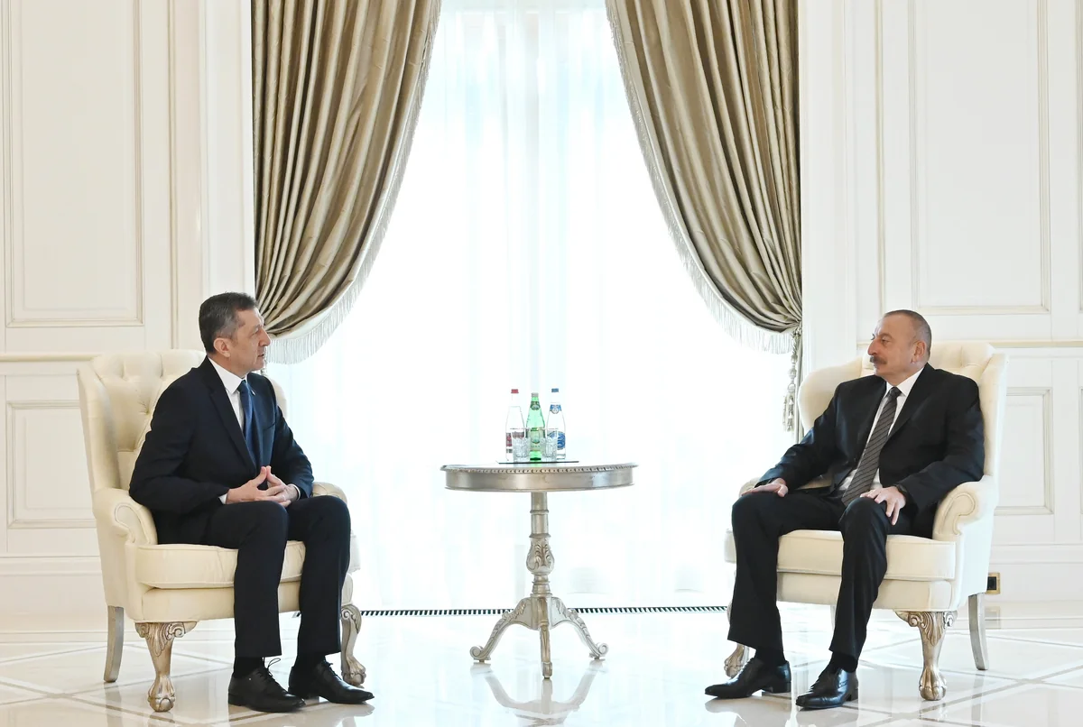 Prezident İlham Əliyev Türkiyənin milli təhsil nazirini qəbul edib - YENİLƏNİB