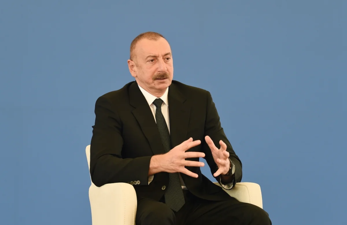 Ilham Aliyev talks about construction of Gobu Power Station