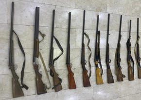В Бейлагане граждане сдали полиции 17 ружей