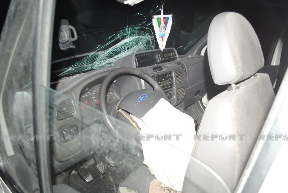 В Шуше перевернулся микроавтобус, есть пострадавшие