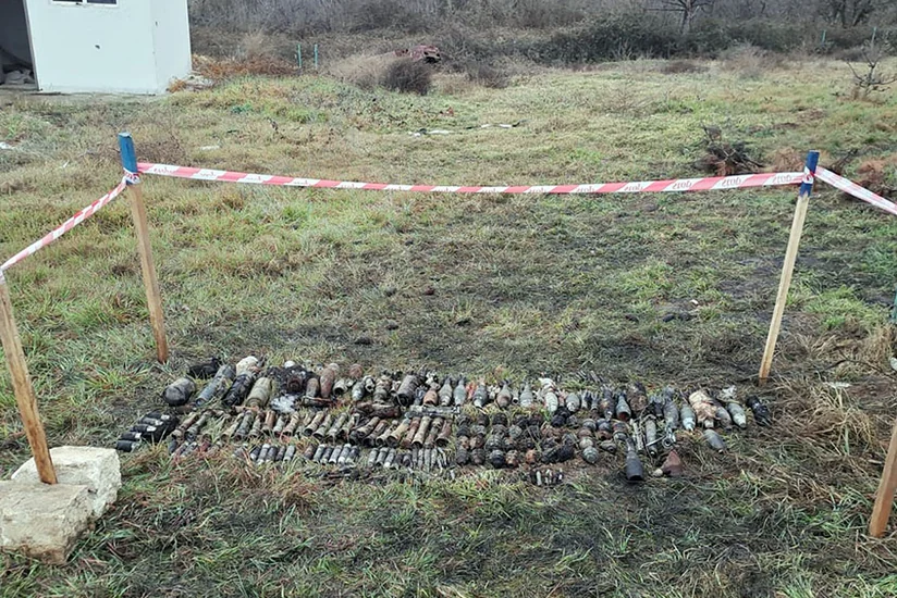 Unexploded ordnance found in Aghdam
