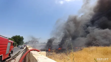 Bakıda daha bir yanğın olub - FOTO