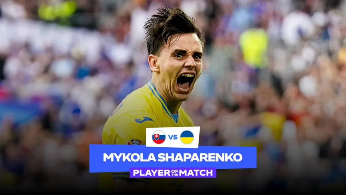 Slovakiya - Ukrayna matçının ən yaxşı futbolçusu müəyyənləşib