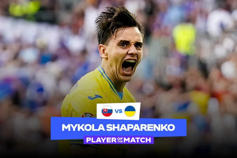 Slovakiya - Ukrayna matçının ən yaxşı futbolçusu müəyyənləşib
