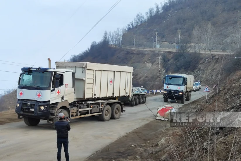По дороге Ханкенди-Лачын беспрепятственно проехали 19 автомобилей МККК