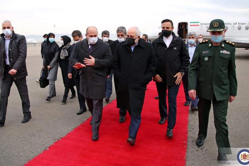 Iranian FM arrives in Georgia