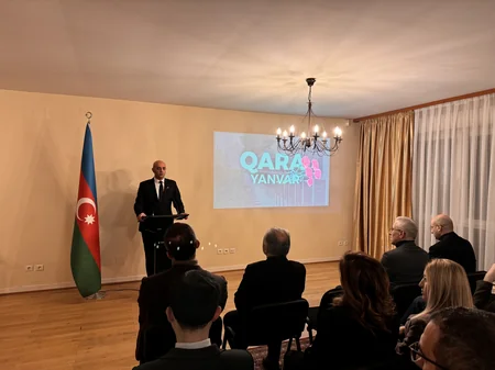 Qanlı Yanvar şəhidlərinin xatirəsi Strasburqda anılıb