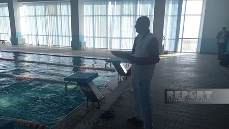​Qusar Olimpiya İdman Kompleksində ilk dəfə qış ayında üzgüçülük yarışı keçirilir