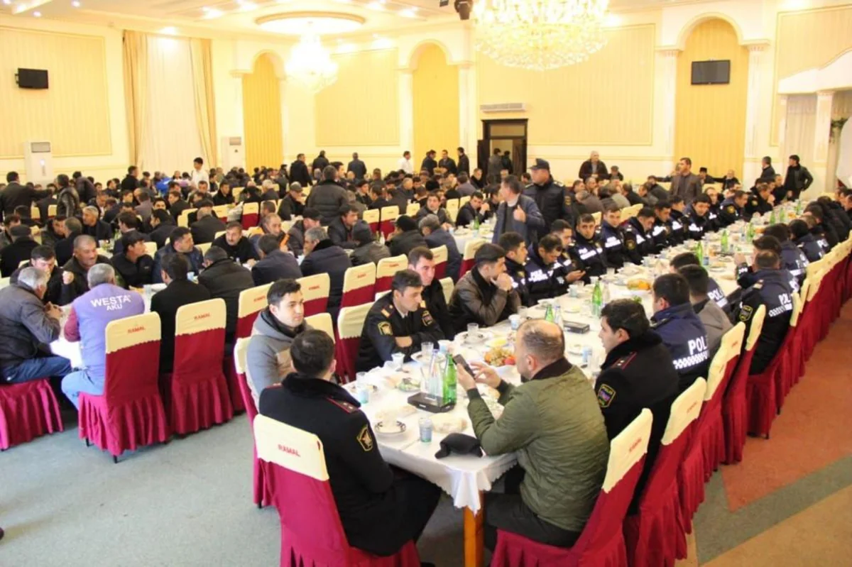 Goranboyda Xocalı faciəsi anılıb, ehsan süfrəsi təşkil olunub