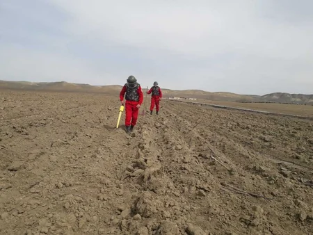 Ağstafada top mərmisi aşkar olunub - FOTO