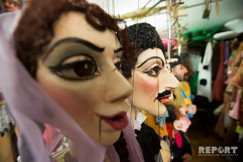 Dövlət Kukla Teatrından - REPORTAJ