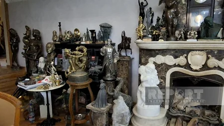 Azerbaijani sculptor creating under 'rocket rain' in Ukraine's Kharkiv - PHOTOS