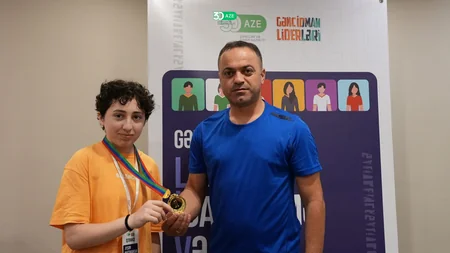 Olimpiya çempionları Gənc idman liderləri layihəsinin qonağı olublar