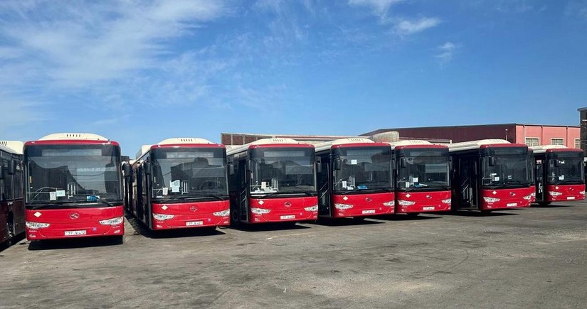 Bakıda daha bir marşrut xəttində avtobuslar yenilənir