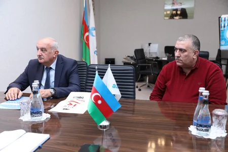 Azəriqazın baş direktoru Vətən müharibəsi iştirakçısı ilə görüş keçirib