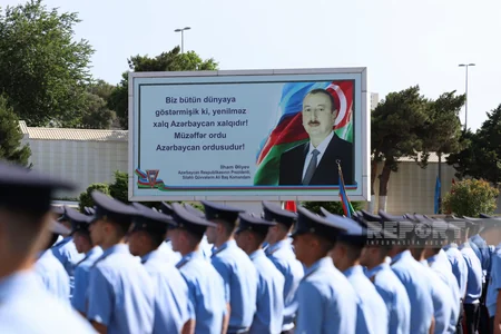 Cəmşid Naxçıvanski adına Hərbi Liseydə buraxılış gününə həsr olunan mərasim keçirilib
