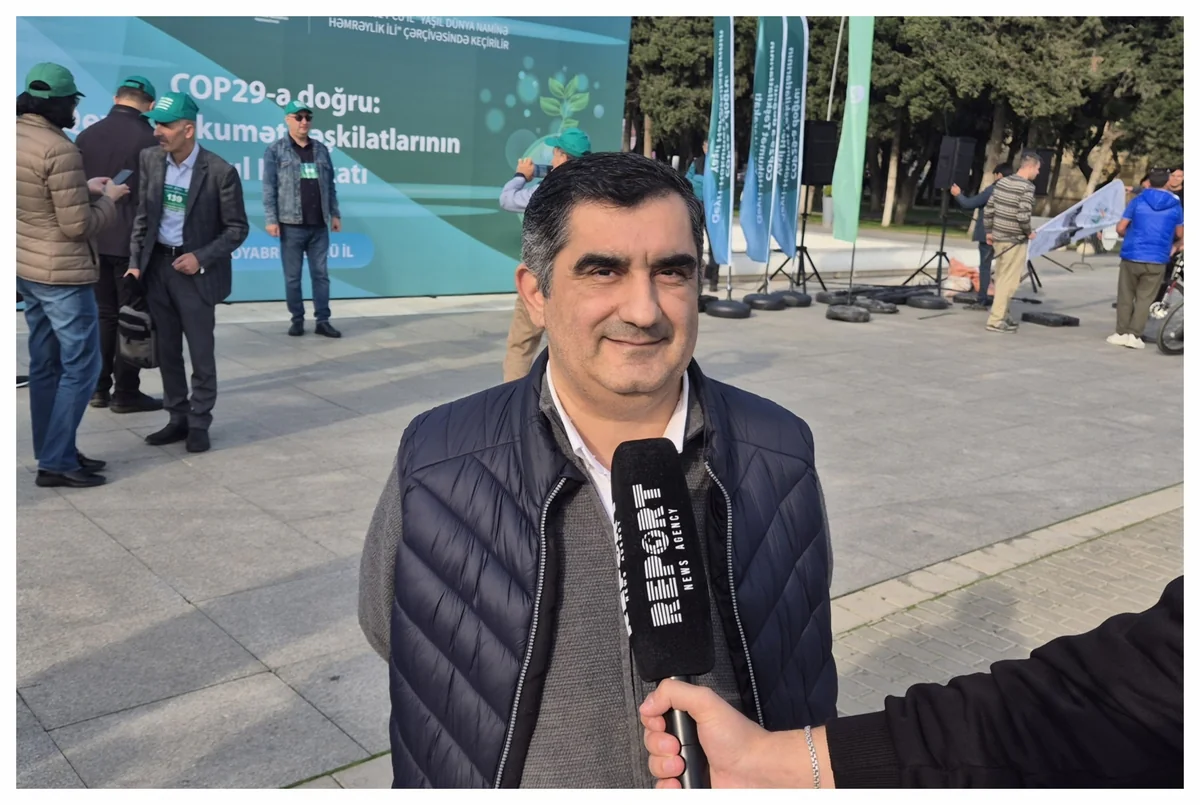 Ramil İsgəndərli: COP29 ərəfəsində keçirilən bu tədbir yerli QHT-lərin yaşıl dünyaya töhfəsidir