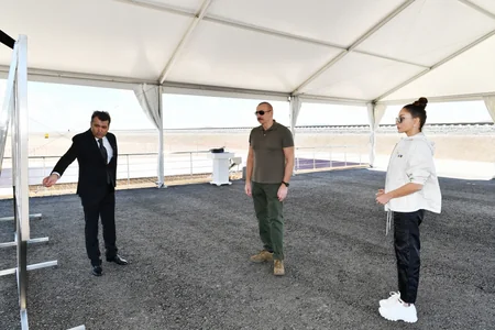 Horadiz-Ağbənd dəmir yolu xəttinin Soltanlı stansiyasının təməli qoyulub