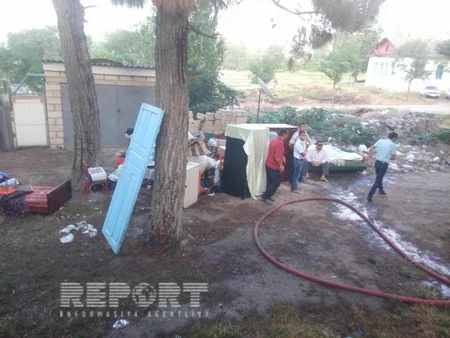 Xaçmazda uşaq bağçası və ona bitişik üç ev yanıb - FOTO - VİDEO - YENİLƏNİB