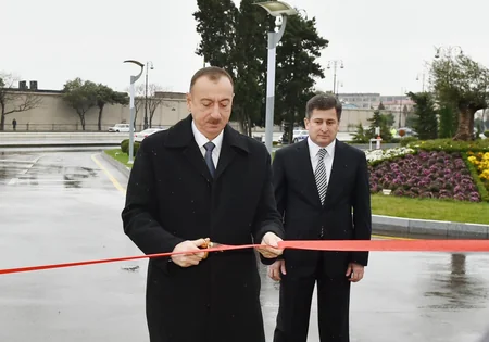 ​Prezident İlham Əliyev Əmlak Məsələləri Dövlət Komitəsinin yeni Mərkəzinin açılışında iştirak edib - FOTO
