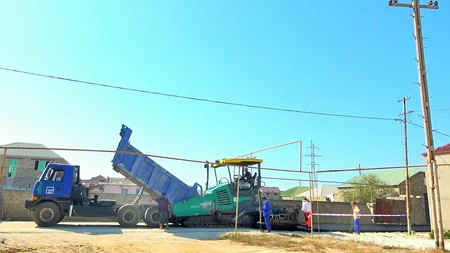 Bakının Xəzər rayonunda 4 küçə və döngədə təmir işləri yekunlaşıb