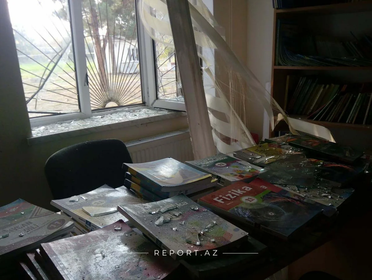 Ermənilər Ağdamda məktəb və muzeyə top atıb