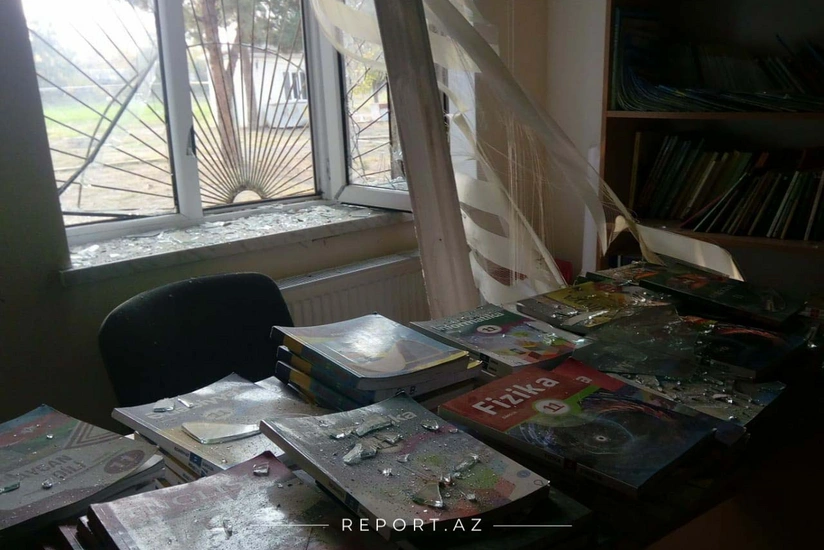 Armenians fire shells at school, museum in Agdam
