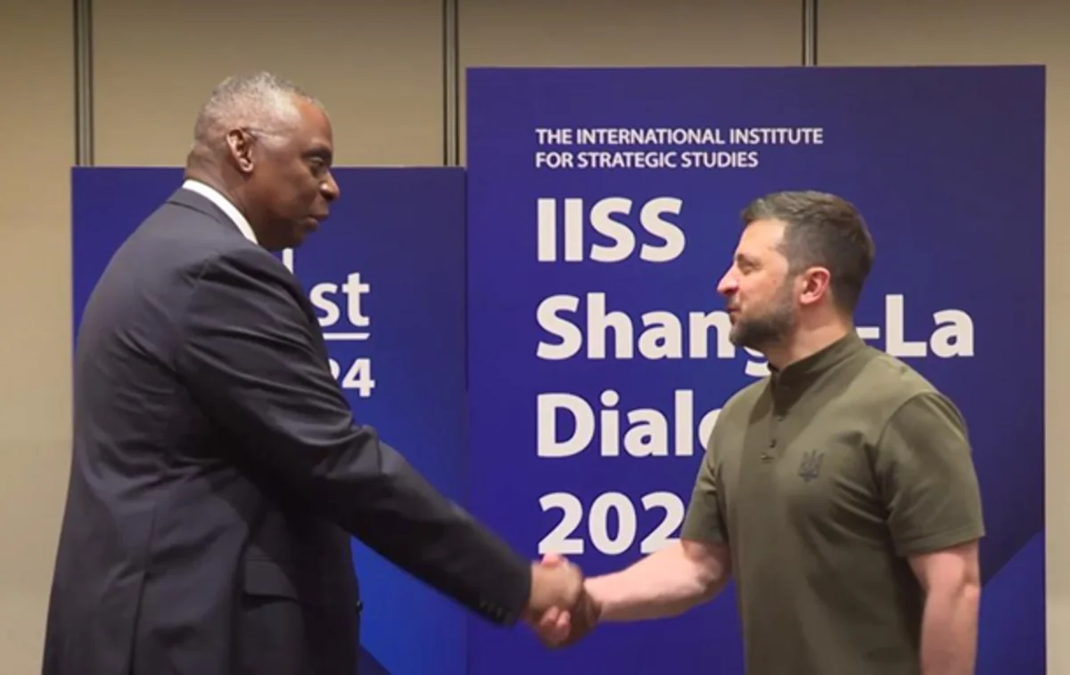 Ukraine's Zelenskyy meets US defence secretary in Singapore