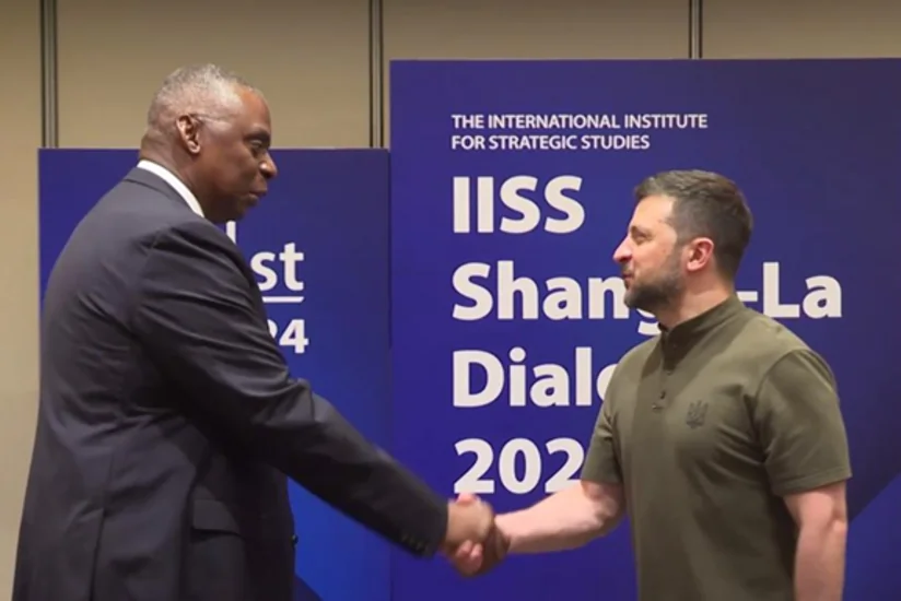 Зеленский встретился с министром обороны США  в Сингапуре