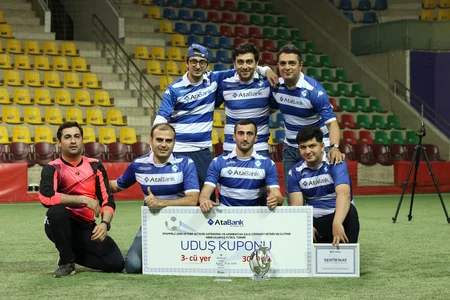 “AtaBank”ın dəstəyi ilə əməkdaşları arasında mini-futbol turnirinə yekun vurulub