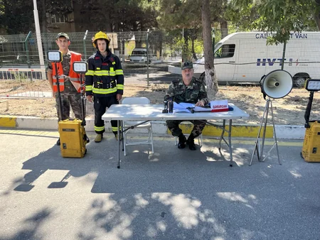 FHN-in Dövlət Yanğından Mühafizə Xidməti yanğın-taktiki təlim keçirib