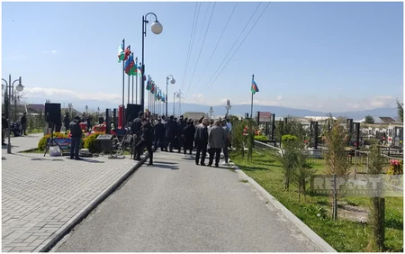 Şəkidə Aprel döyüşləri şəhidinin xatirəsi anılıb